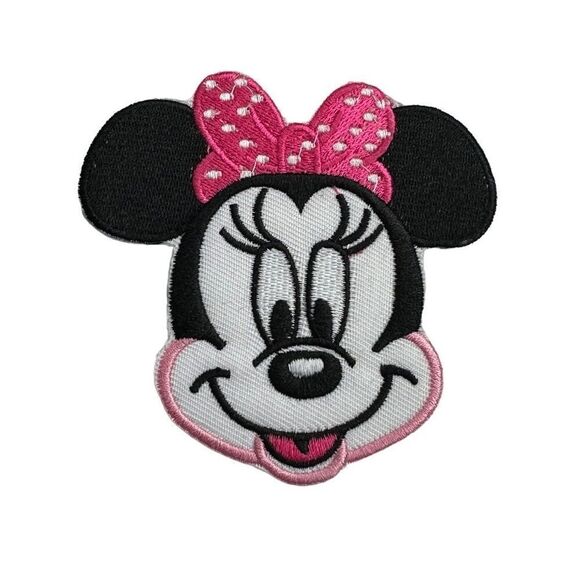 Accessories - Minnie Mouse Pink Embroidered Patch